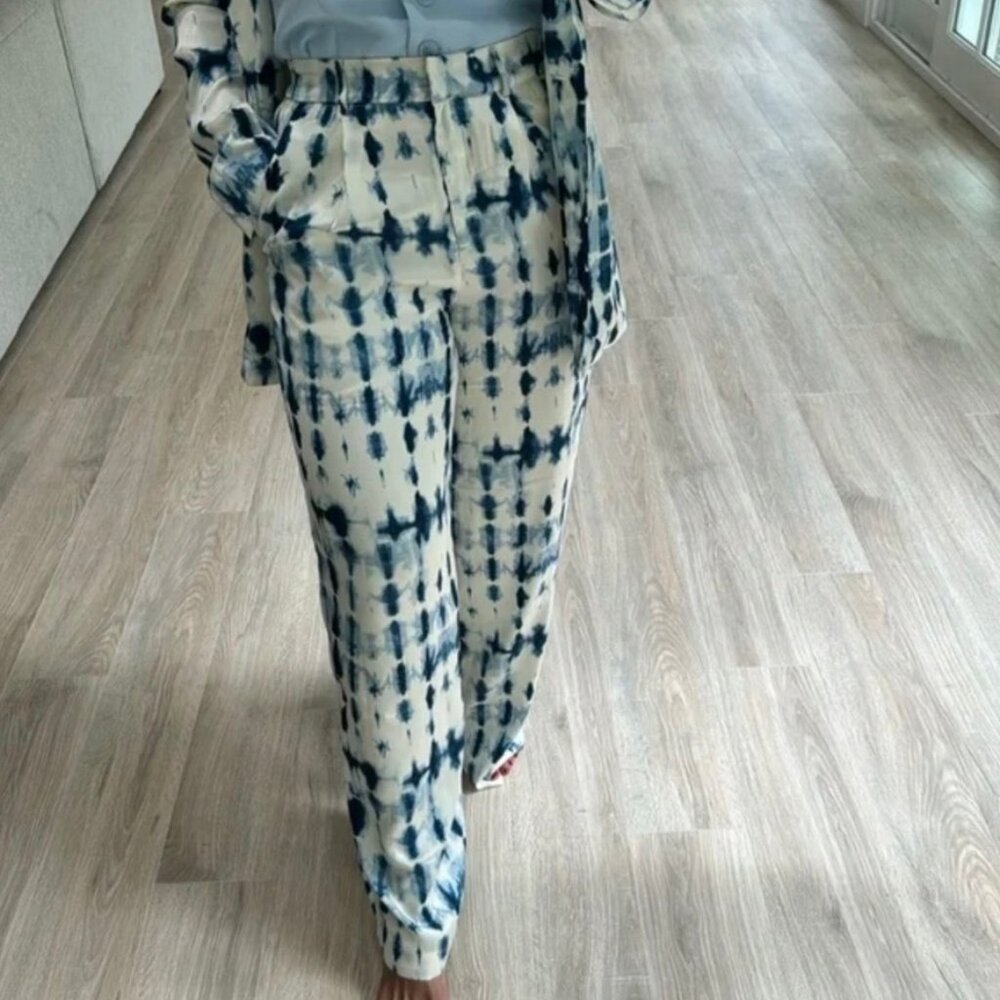 House of Harlow 1960 2 Piece Suit Blazer & Wide Leg Pant - Picture 7 of 8
